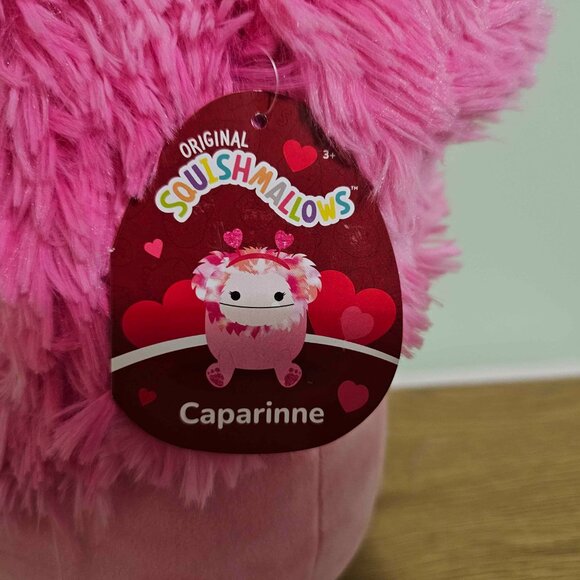 NWT 12" Caparinne the Valentine's Day pink Bigfoot Squishmallow - Picture 2 of 3